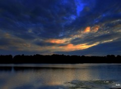  Nature COUCHER DE SOLEIL SUR LE LAC (nord)