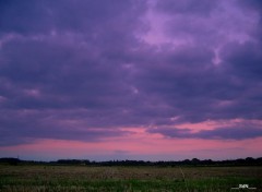  Nature COUCHER DE SOLEIL SUR LE LAC (nord)