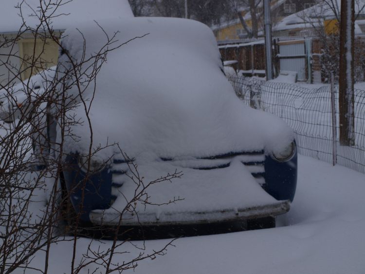 Fonds d'cran Nature Saisons - Hiver 1950 Chevy