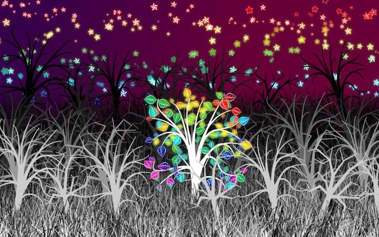 Wallpapers Digital Art Nature - Trees, plants Wallpaper N360508