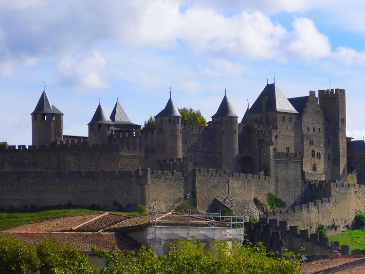 Fonds d'cran Voyages : Europe France > Languedoc-Roussillon la cité médiévale de carcassone 