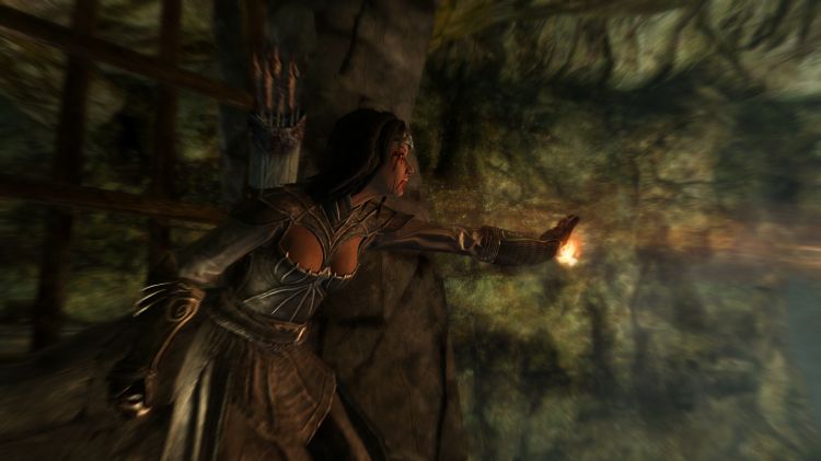 Wallpapers Video Games The Elder Scrolls V: Skyrim chaud devant !