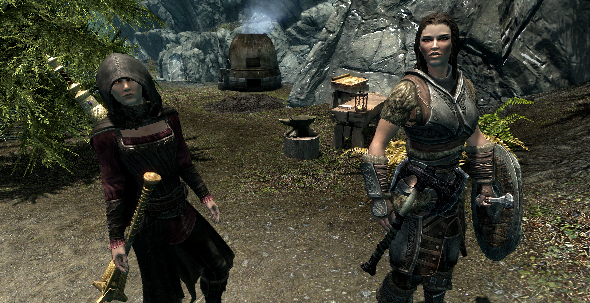 Wallpapers Video Games The Elder Scrolls V: Skyrim Srana et Lydia