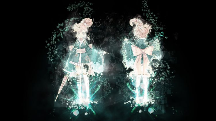 Fonds d'cran Manga Divers Twin digital ghost