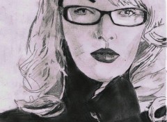  Art - Pencil Girl glasses