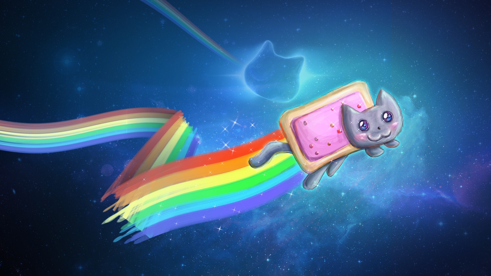 Fonds d'cran Art - Numrique Personnages Nyan cat