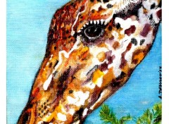  Art - Peinture Girafe