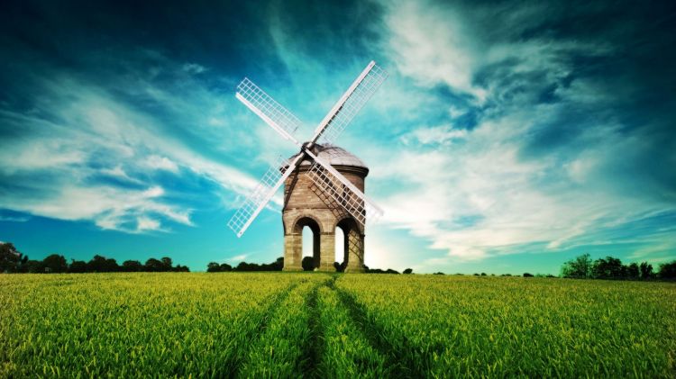 Wallpapers Constructions and architecture Windmills Wallpaper N362638