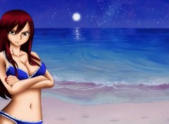  Manga Erza Scarlet - Night Beach