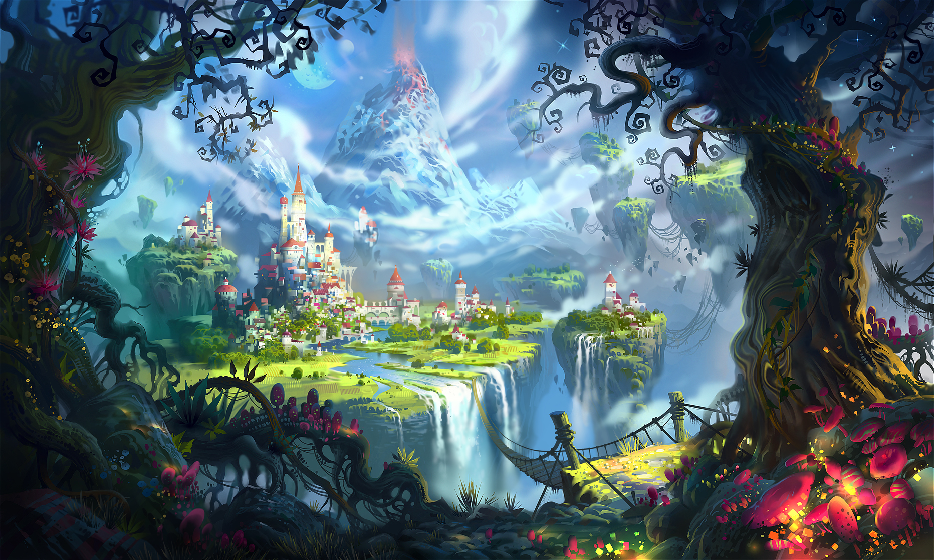 Fonds d'cran Fantasy et Science Fiction Paysages Fantasy Magic Kingdom