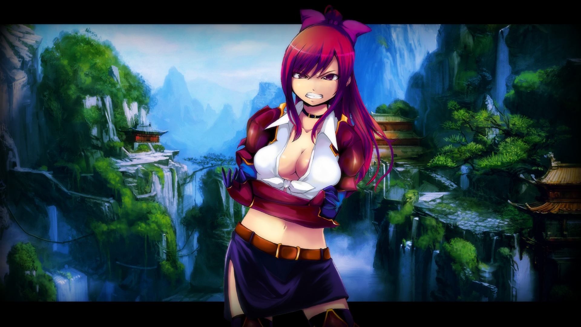 Fonds d'cran Manga Fairy Tail Erza Scarlet - Young (Teen)