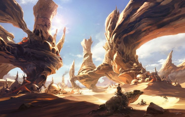 Fonds d'cran Fantasy et Science Fiction Paysages Fantasy Wallpaper N363492