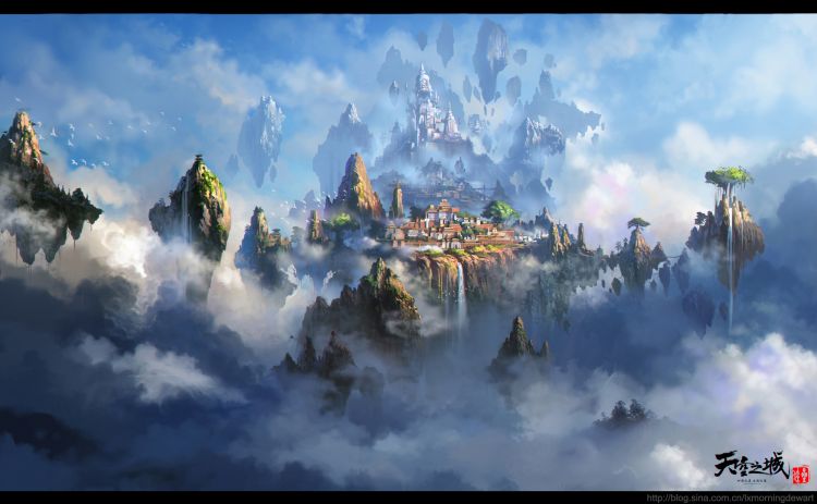 Fonds d'cran Fantasy et Science Fiction Paysages Fantasy Wallpaper N363498