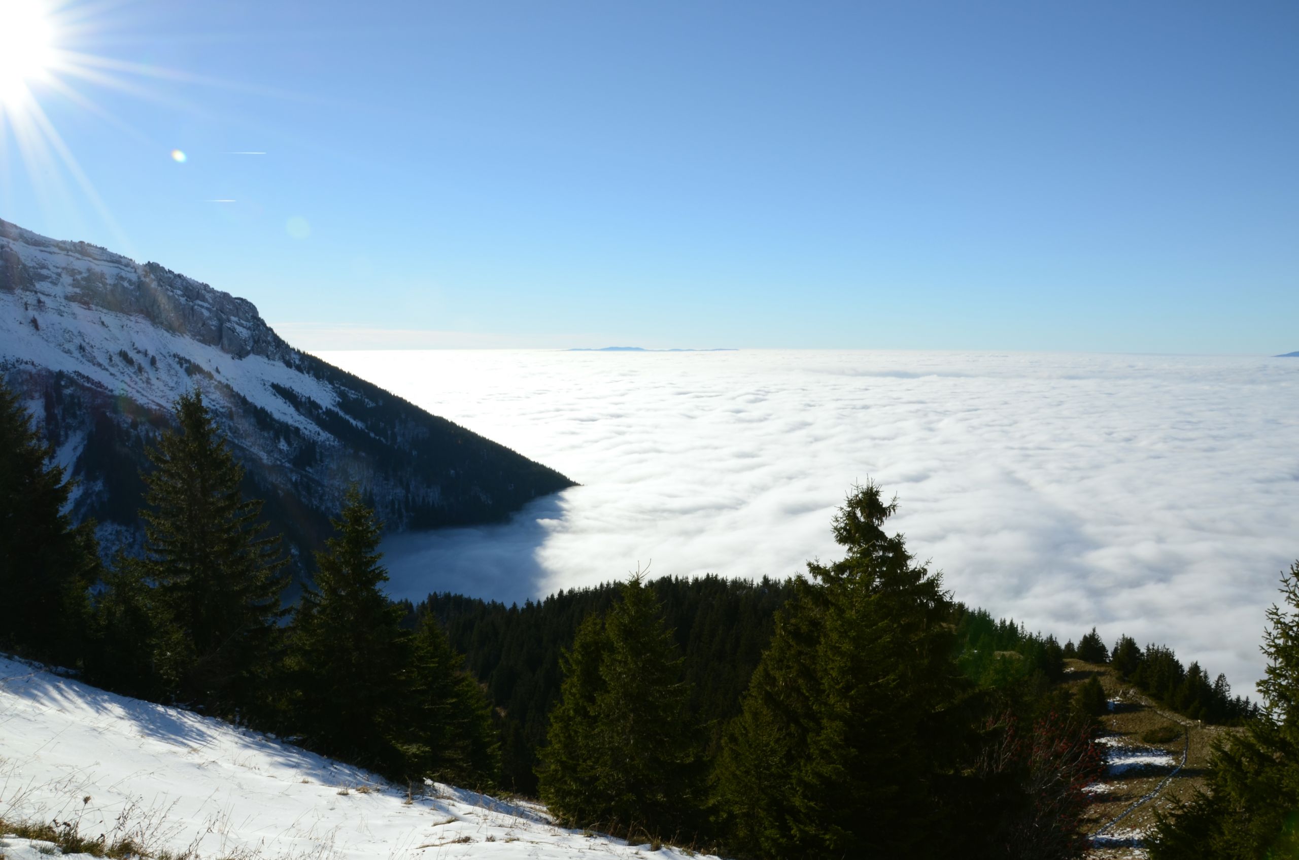 Wallpapers Nature Mountains Hivers dans les nuages