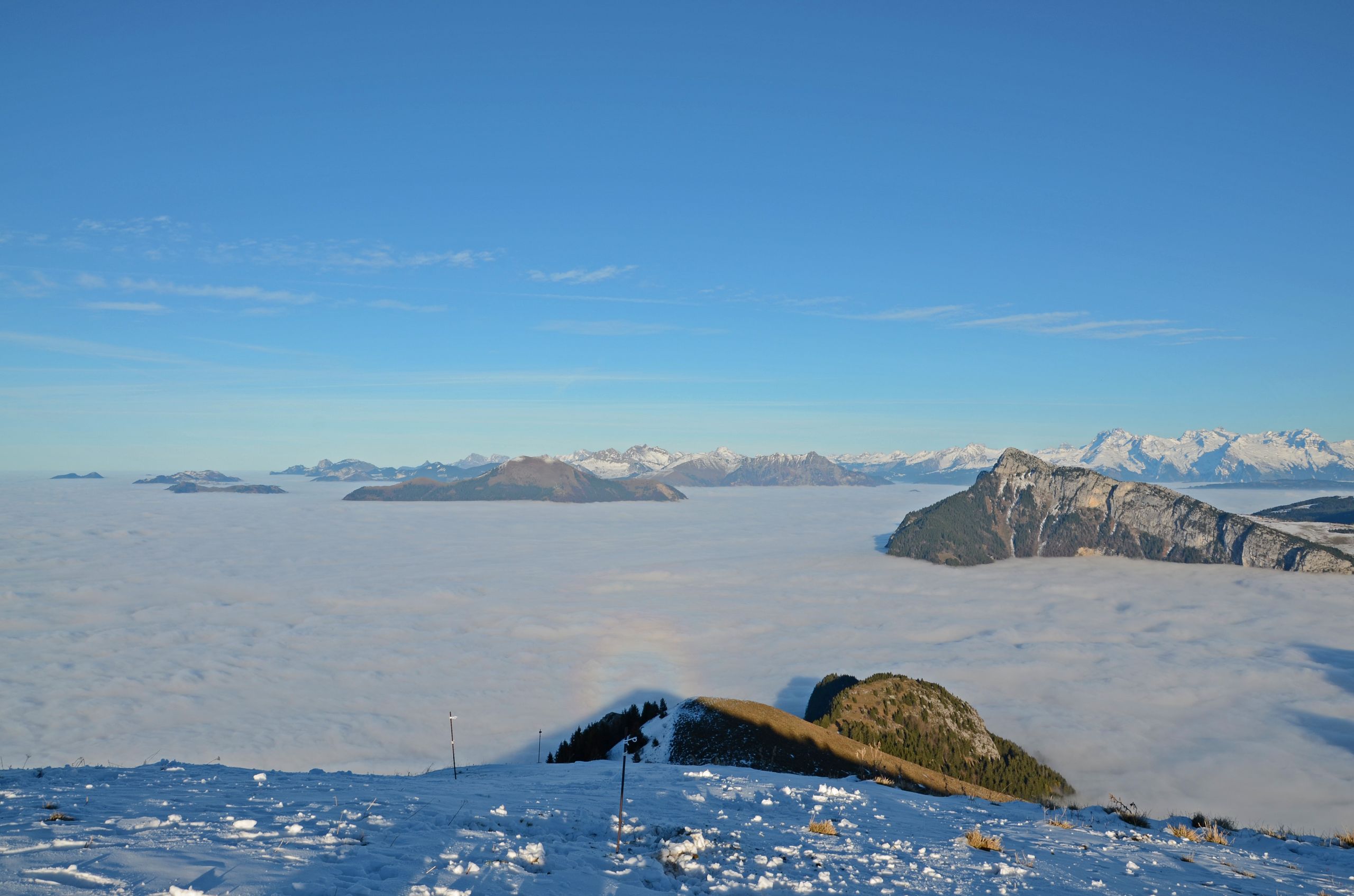 Wallpapers Nature Mountains Hivers dans les nuages