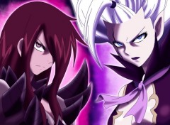  Manga Erza Scarlet & Devil Mirajane