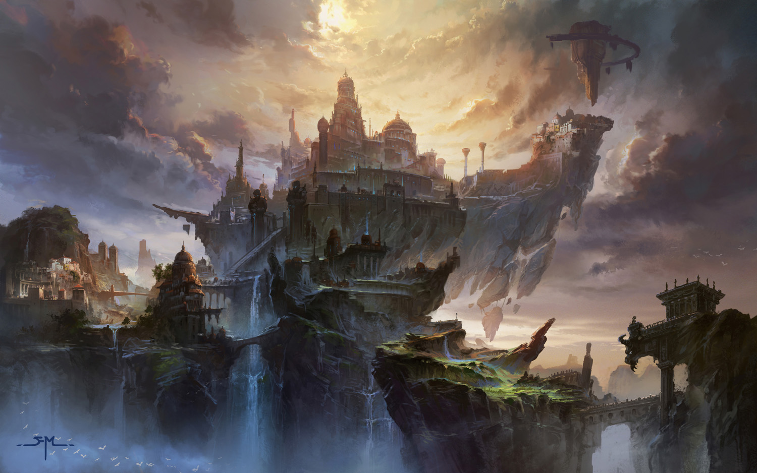 Wallpapers Fantasy and Science Fiction Fantasy Landscapes Olympus