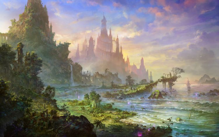 Fonds d'cran Fantasy et Science Fiction Paysages Fantasy Wallpaper N363616