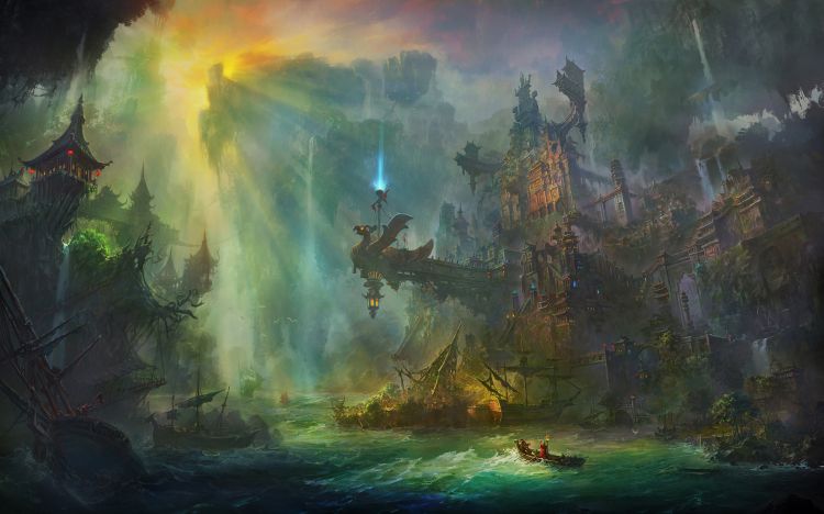 Fonds d'cran Fantasy et Science Fiction Paysages Fantasy Wallpaper N363614