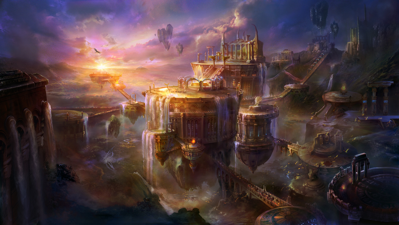 Fonds d'cran Fantasy et Science Fiction Paysages Fantasy 