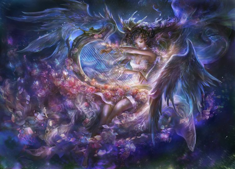 Fonds d'cran Fantasy et Science Fiction Anges Wallpaper N363881