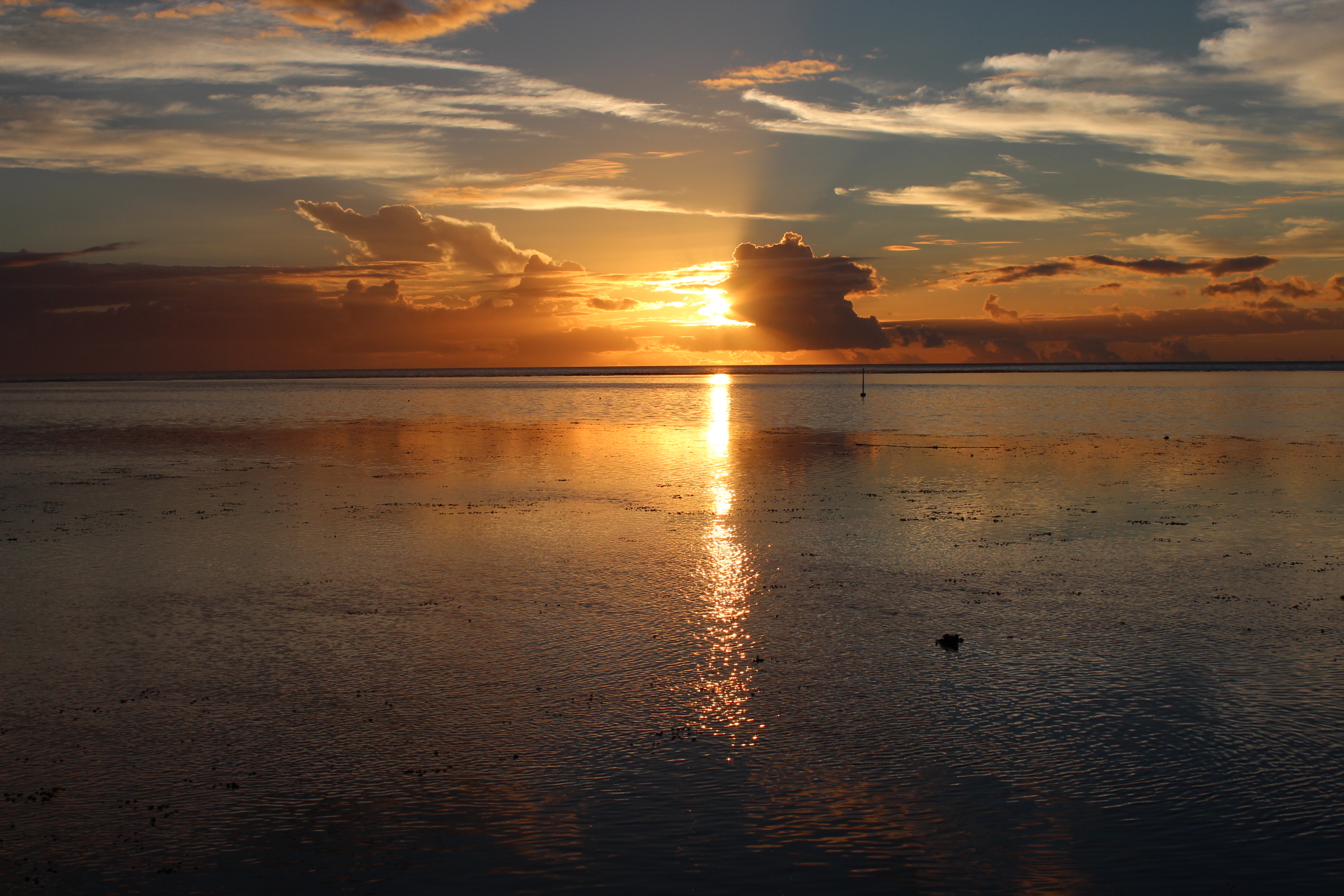 Wallpapers Nature Sunsets and sunrises Ma ville de Punaauia-Tahiti