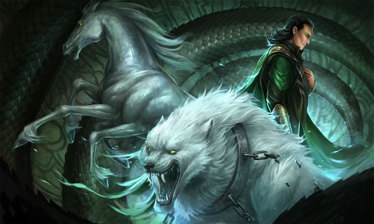 Wallpapers Fantasy and Science Fiction Gods - Goddesses Loki's Children