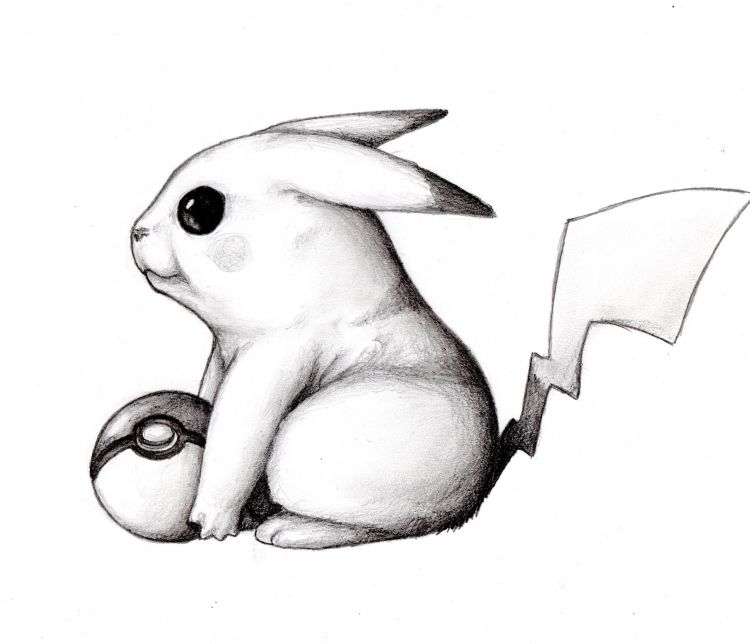 Fonds d'cran Art - Crayon Manga - Pokmon Encore un p'tit Pikachu..