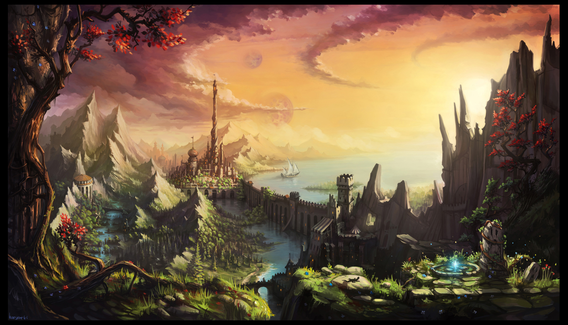 Wallpapers Fantasy and Science Fiction Fantasy Landscapes 