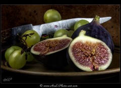  Nature Nature morte : Figues et raisins | www.axel-photo-art.com