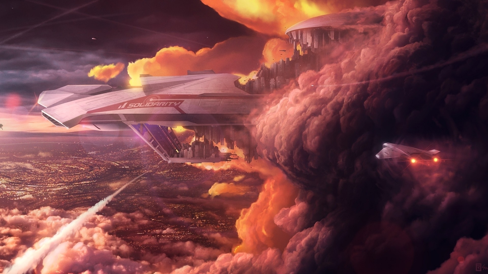 Wallpapers Fantasy and Science Fiction Spaceships 