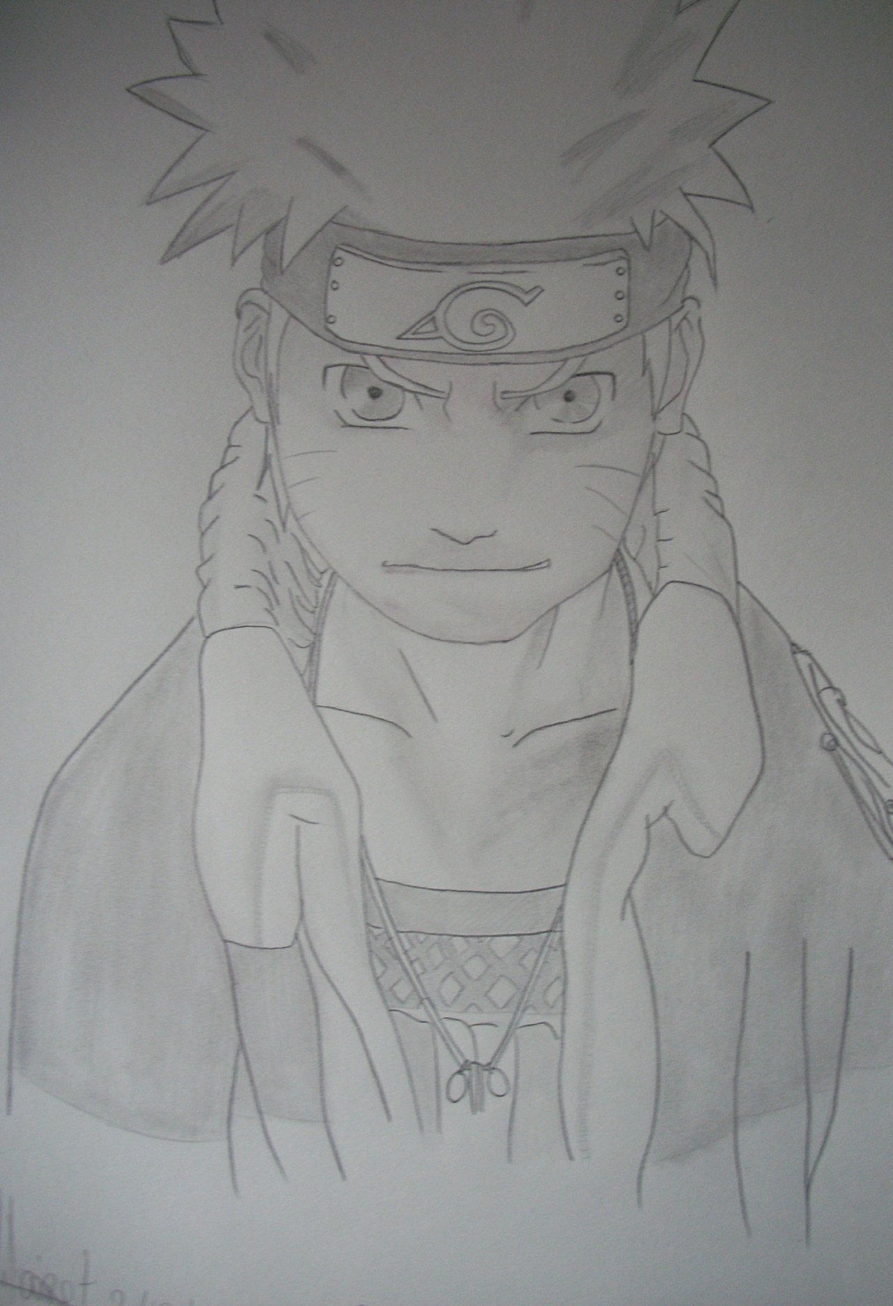 Fonds d'cran Art - Crayon Manga - Naruto Dessin de Naruto