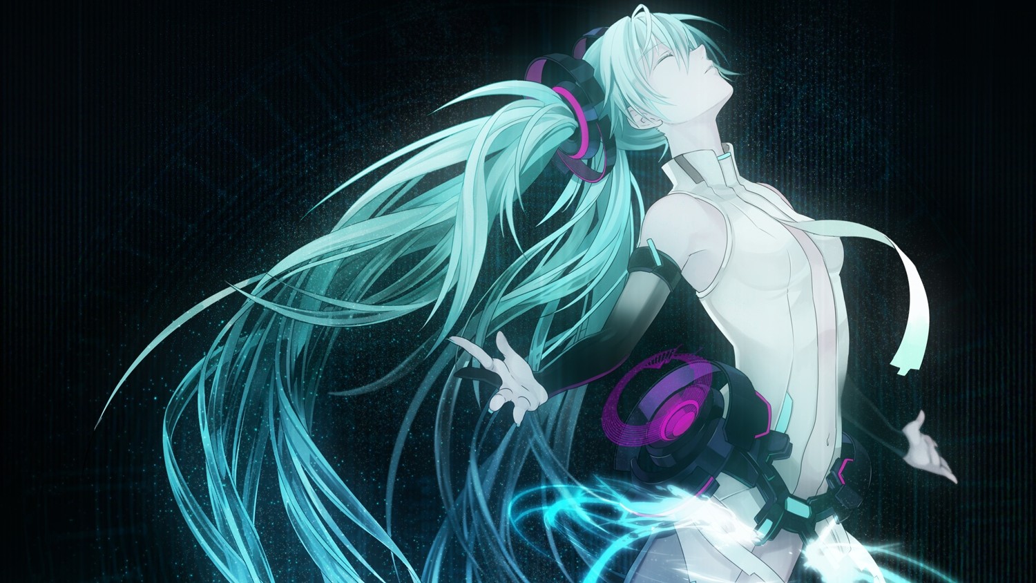 Fonds d'cran Manga Vocalods Miku