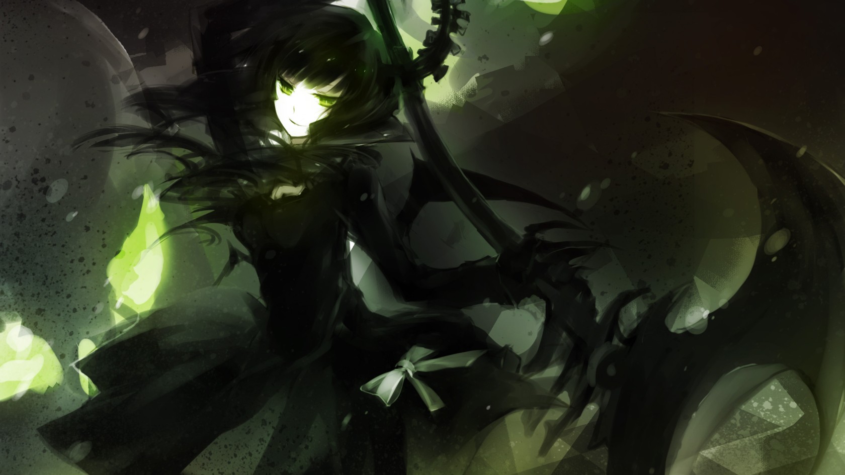 Fonds d'cran Manga Black Rock Shooter Poison