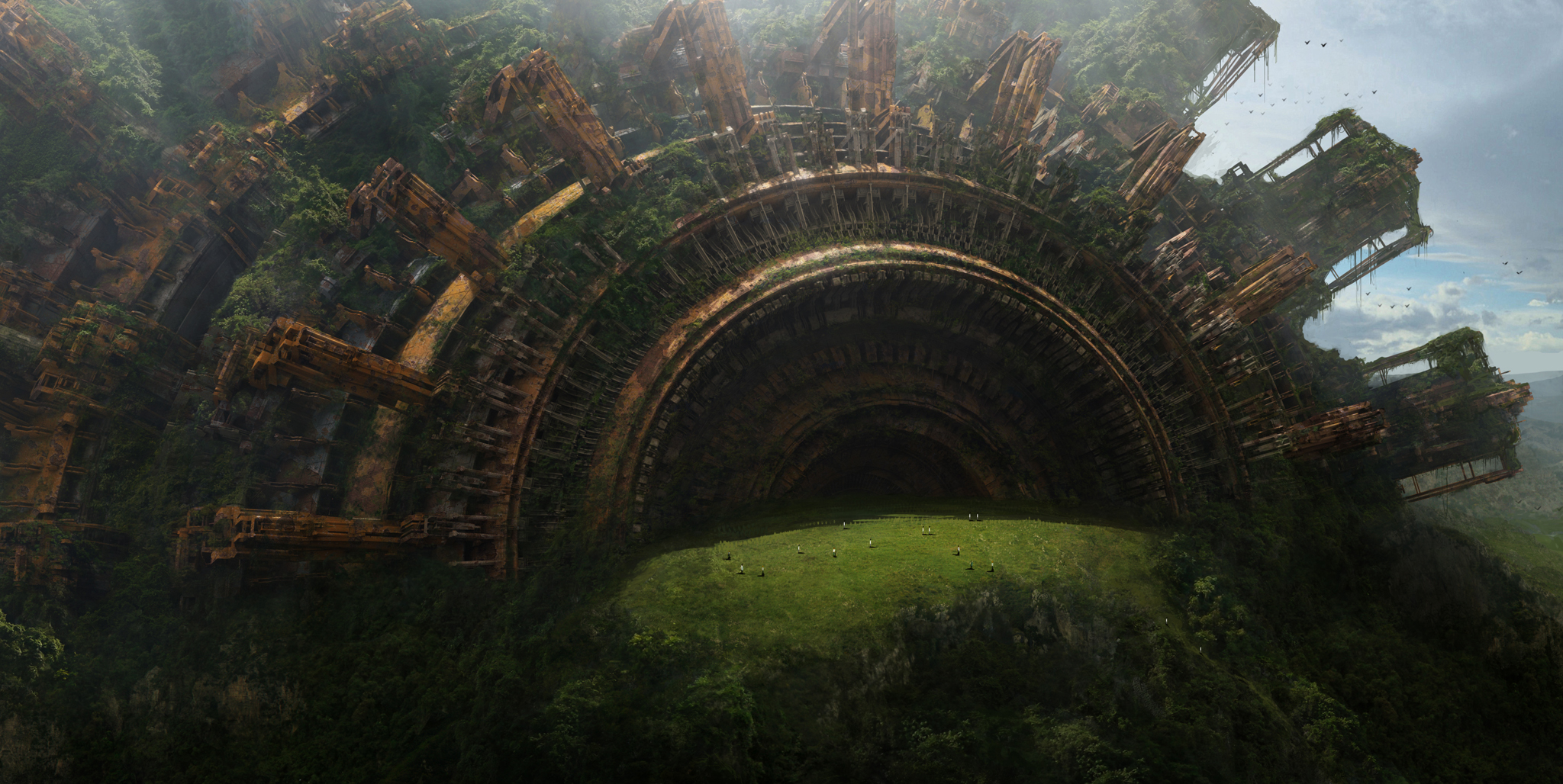 Wallpapers Fantasy and Science Fiction Futuristic Landscapes 