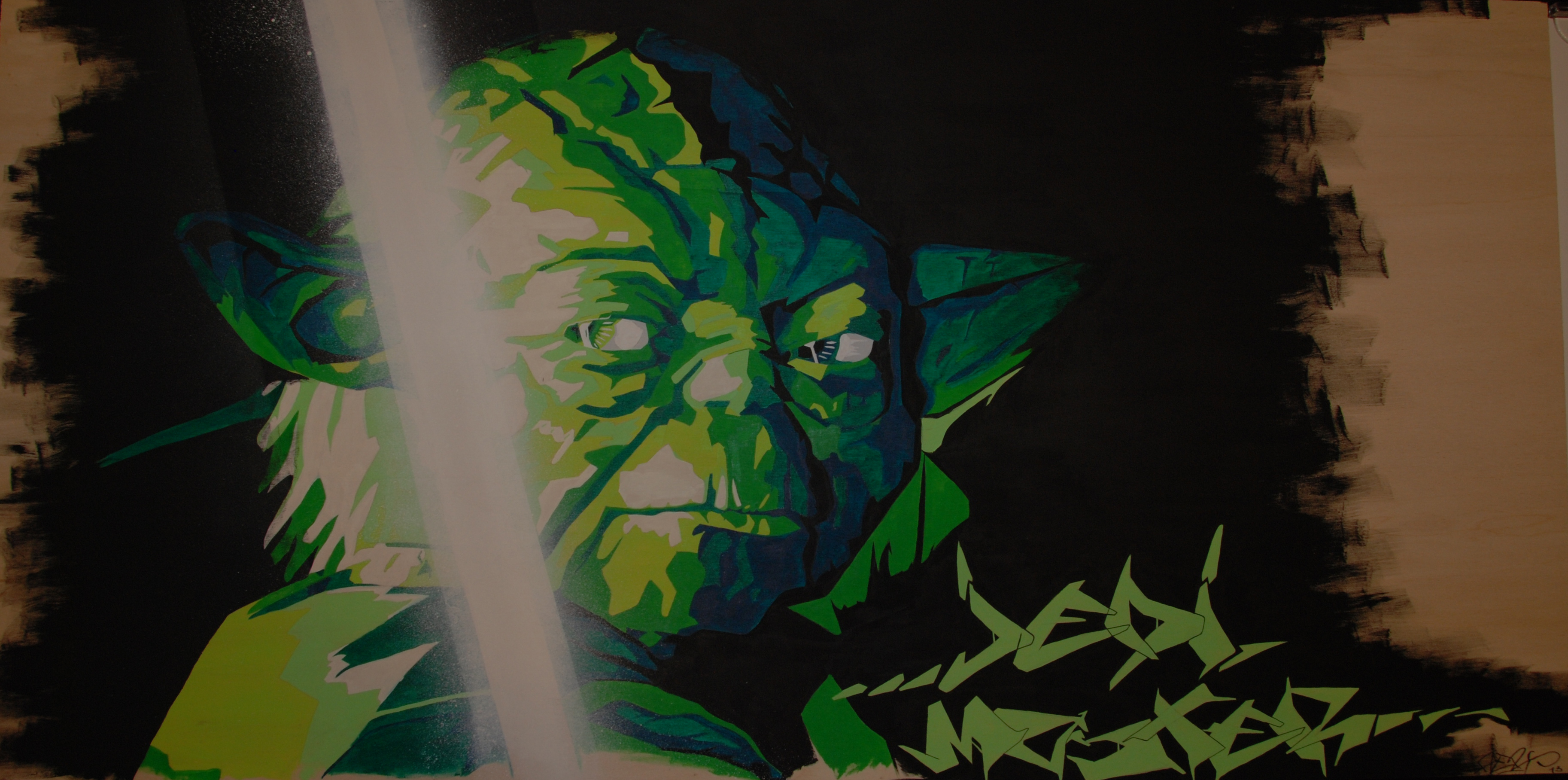 Wallpapers Art - Painting Characters Yoda (Franck OZ)