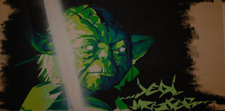 Wallpapers Art - Painting Characters Yoda (Franck OZ)