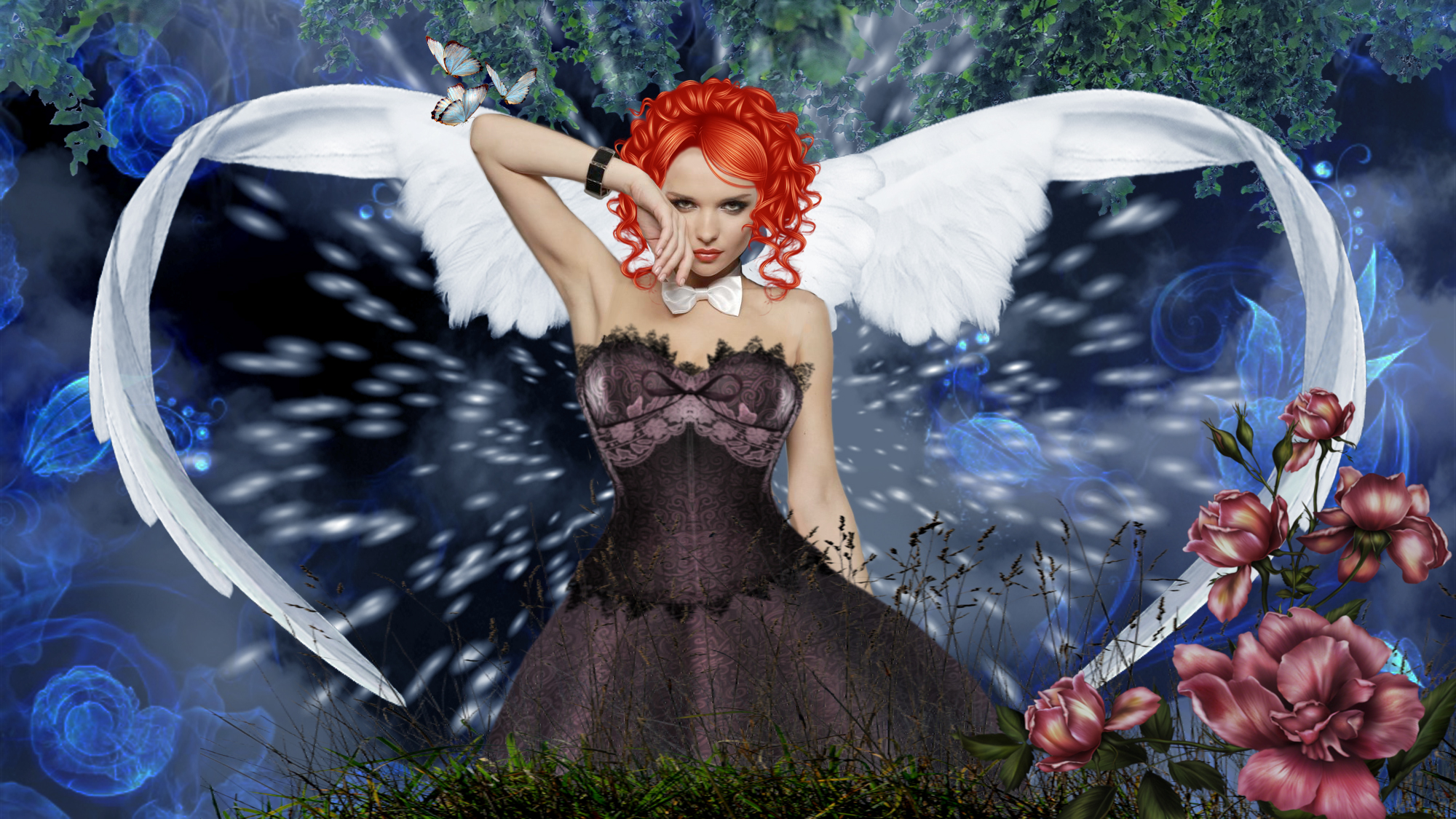 Fonds d'cran Fantasy et Science Fiction Anges Photo Montage 2013