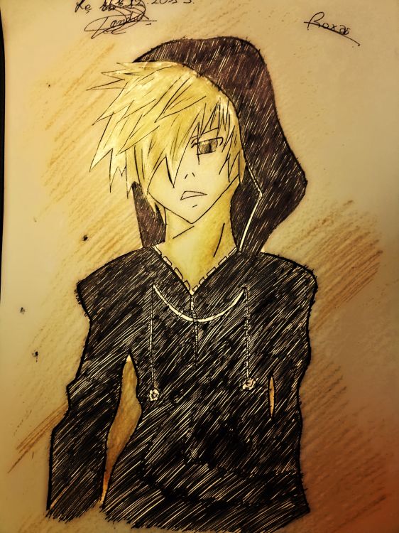 Wallpapers Art - Pencil Manga - Kingdom Hearts ROXAS