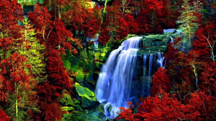 Wallpapers Nature Waterfalls Wallpaper N366035