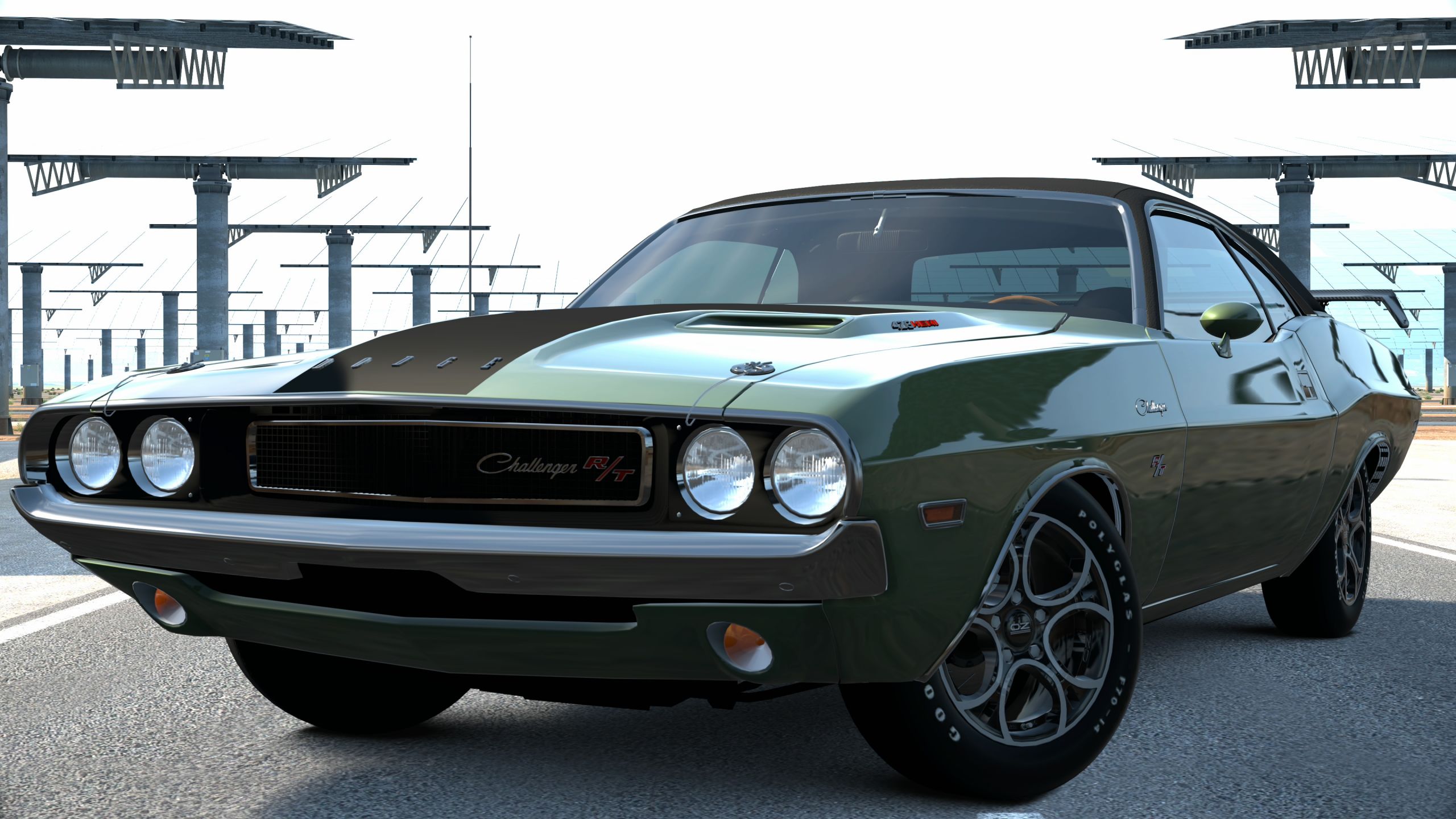 Fonds d'cran Jeux Vido Gran Turismo 6 Dodge Challenger R/T '70