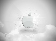  Informatique WALLPAPER APPLE WHITE/GREY