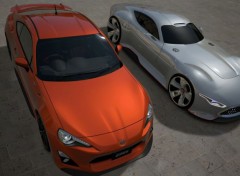  Video Games Toyota 86 GT '12 & Mercedes AMG Vision Gran Turismo