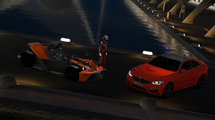 Fonds d'cran Jeux Vido Gran Turismo 6 Ktm X-bow Street & BMW M4