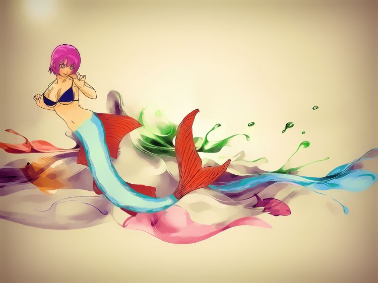 Wallpapers Art - Pencil Fantasy - Sirens La Sirne