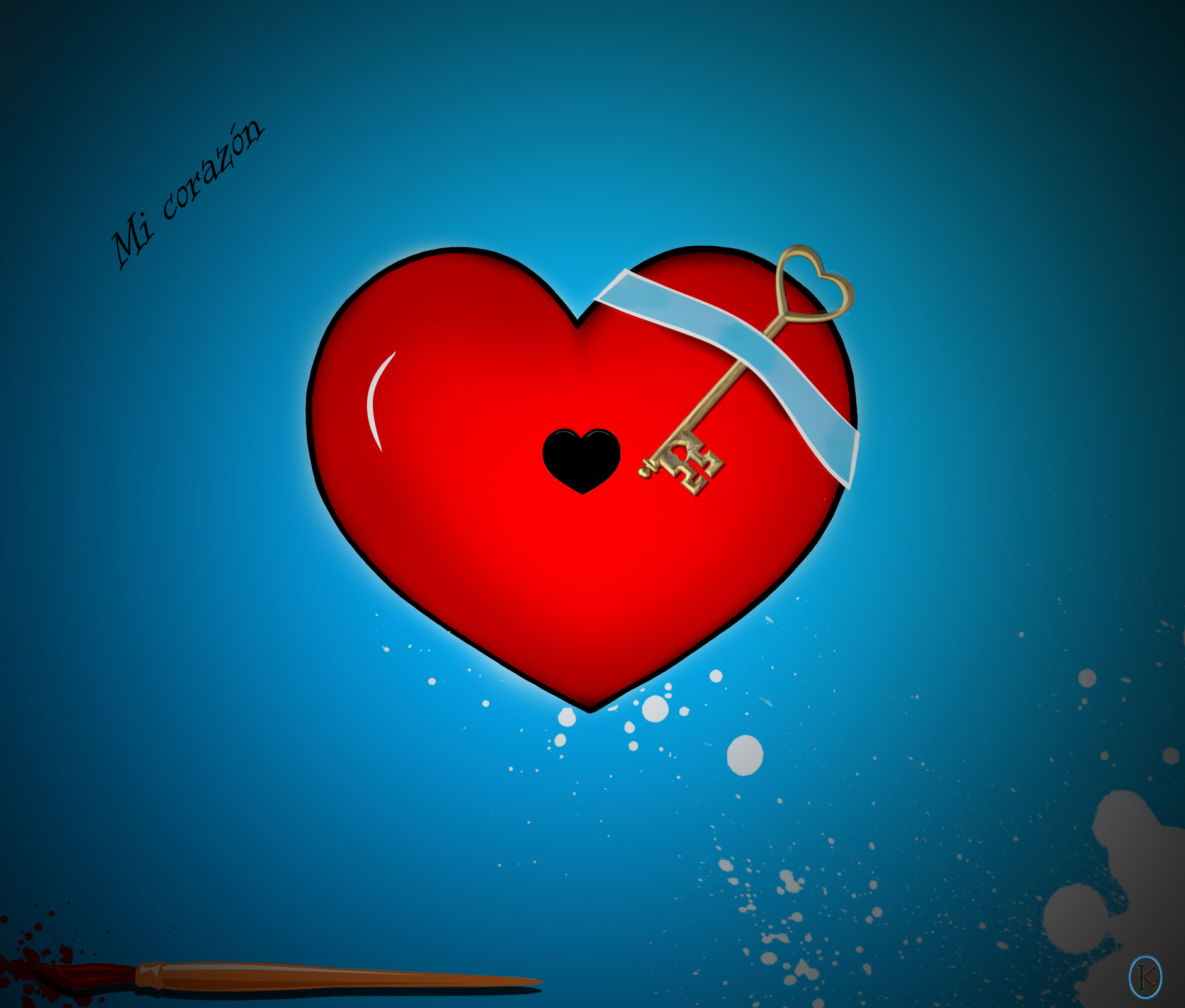 Wallpapers Digital Art Love - Friendship 