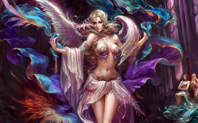 Fonds d'cran Fantasy et Science Fiction Anges Wallpaper N367635