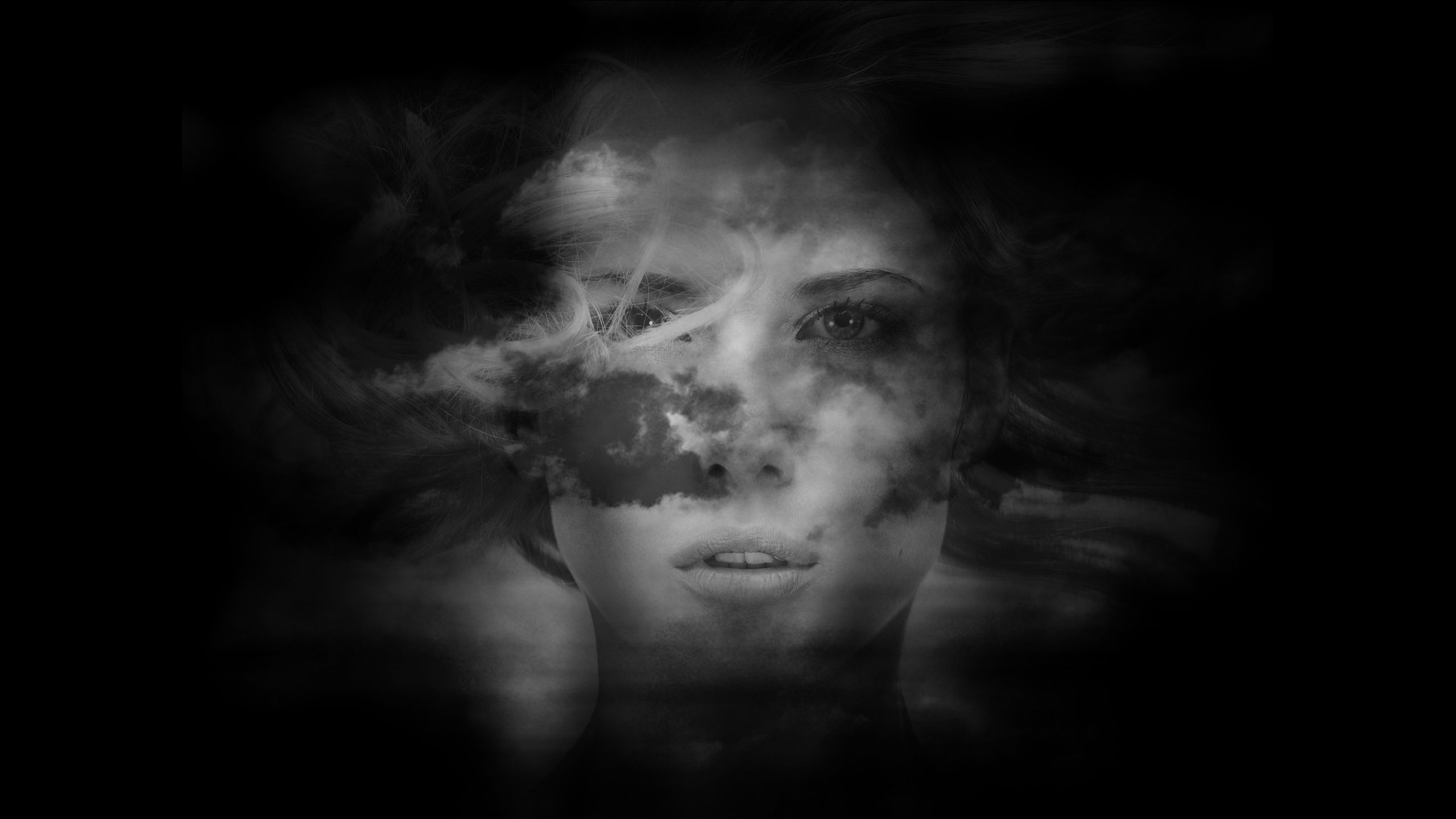 Wallpapers Digital Art Portraits Inconnu Nuage