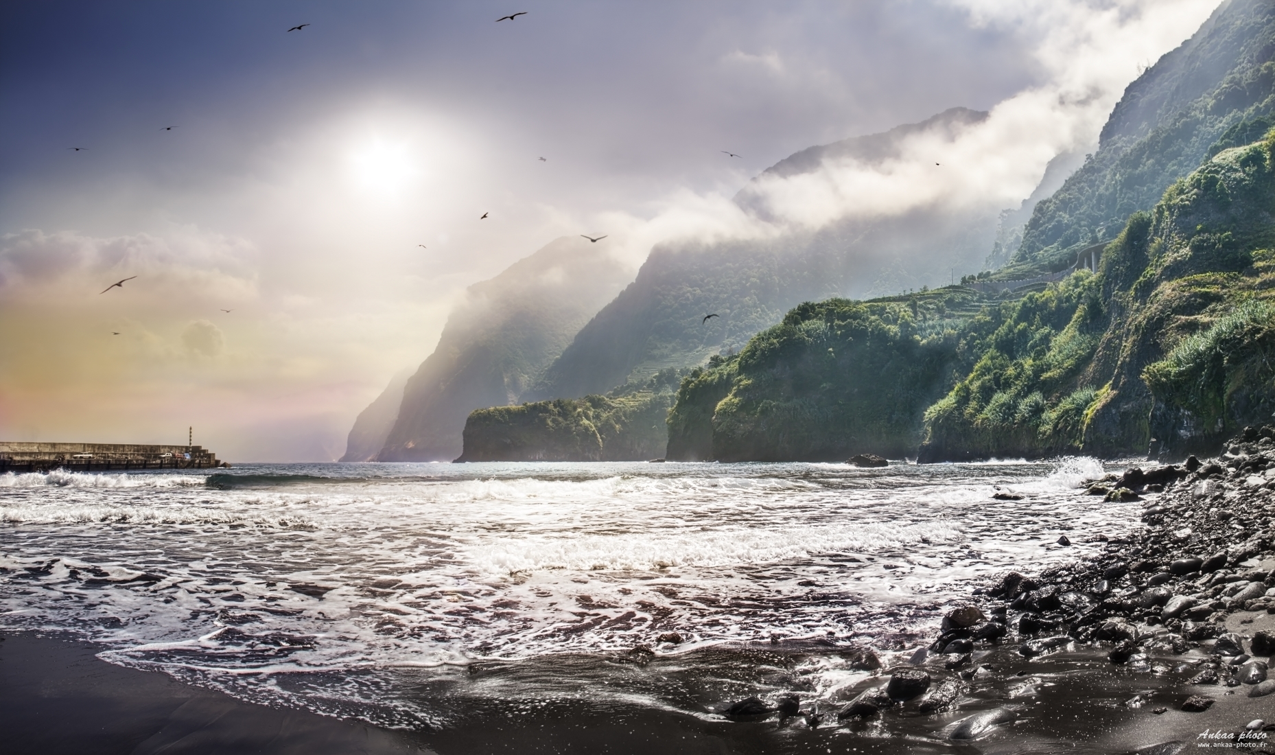 Fonds d'cran Voyages : Europe Madre Plage Eden