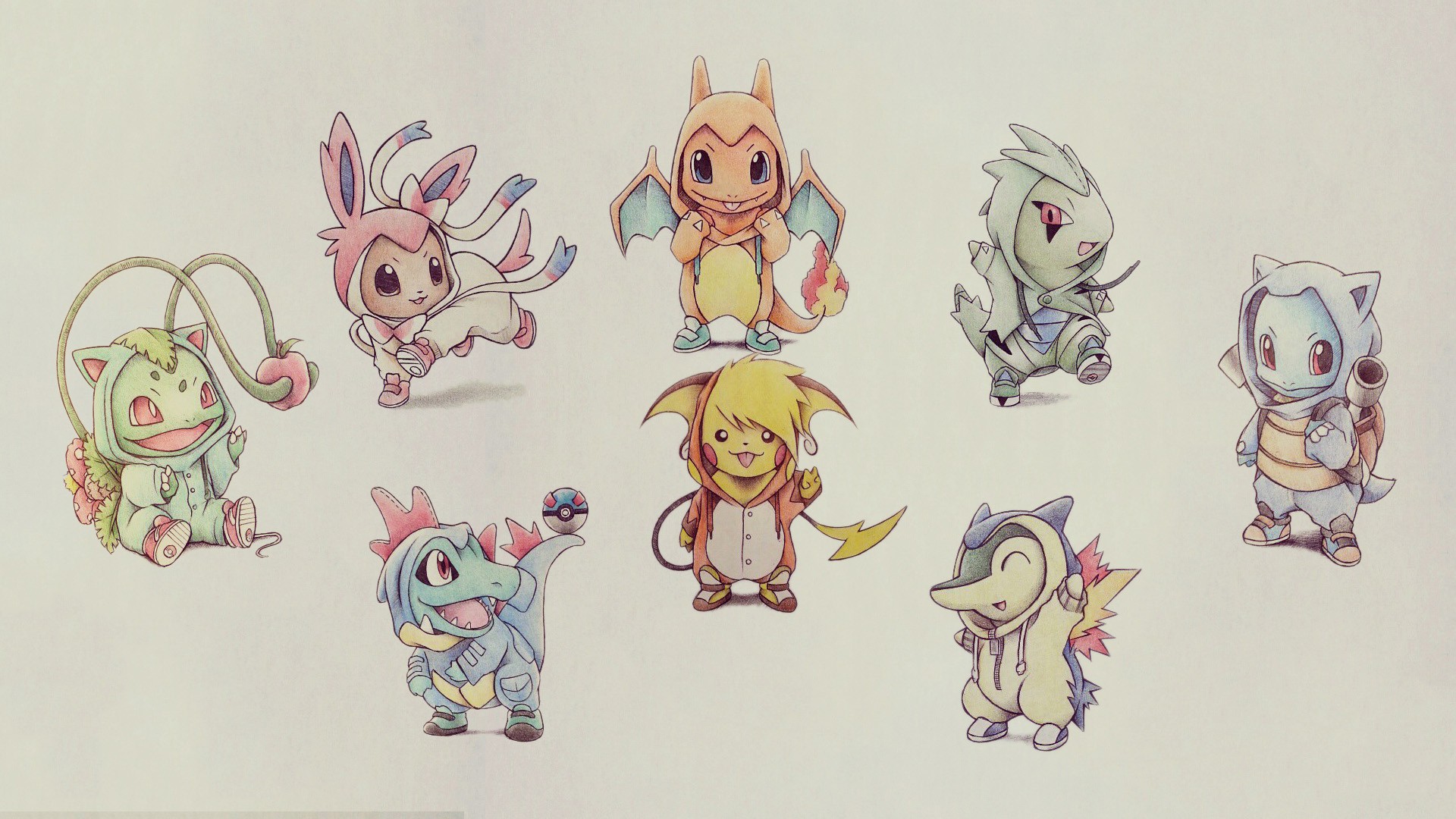 Fonds d'cran Art - Crayon Manga - Pokmon 